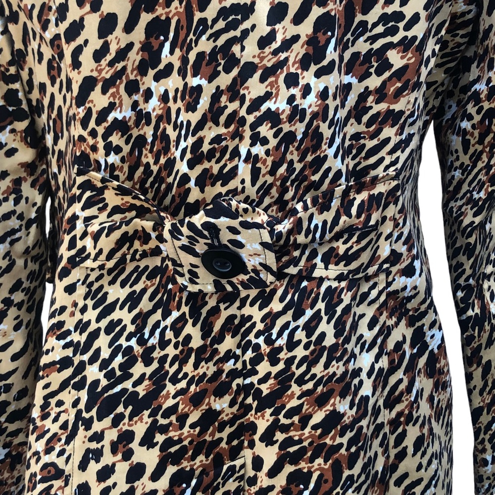 Worthington Stretch Cheetah Animal Print Jacket size Medium - Picture 6 of 14